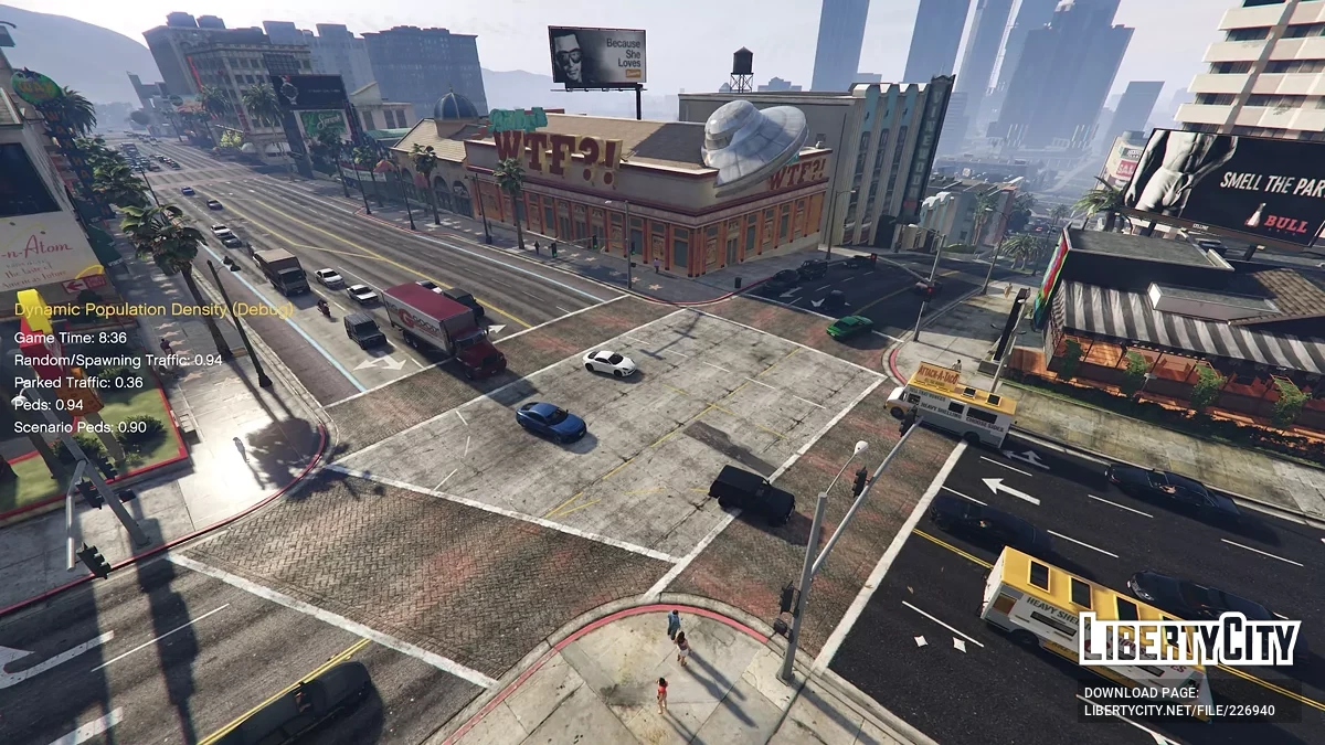 Динамическая плотность населения / GTA 5