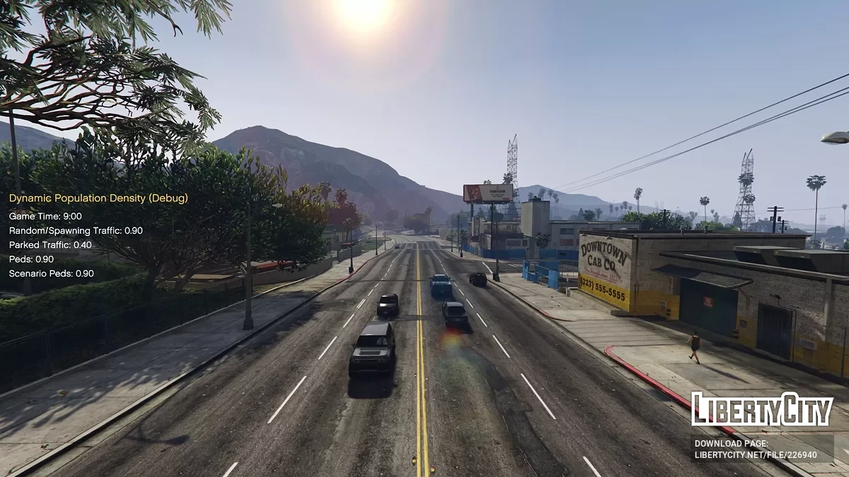 Динамическая плотность населения / GTA 5