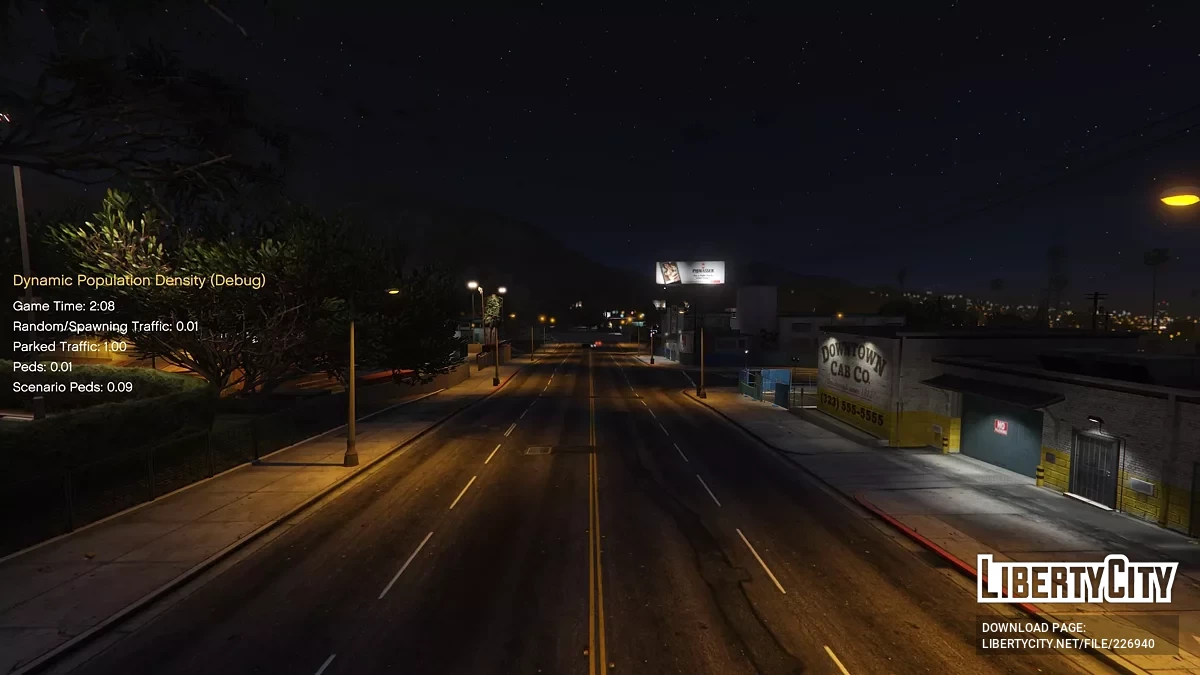 Динамическая плотность населения / GTA 5