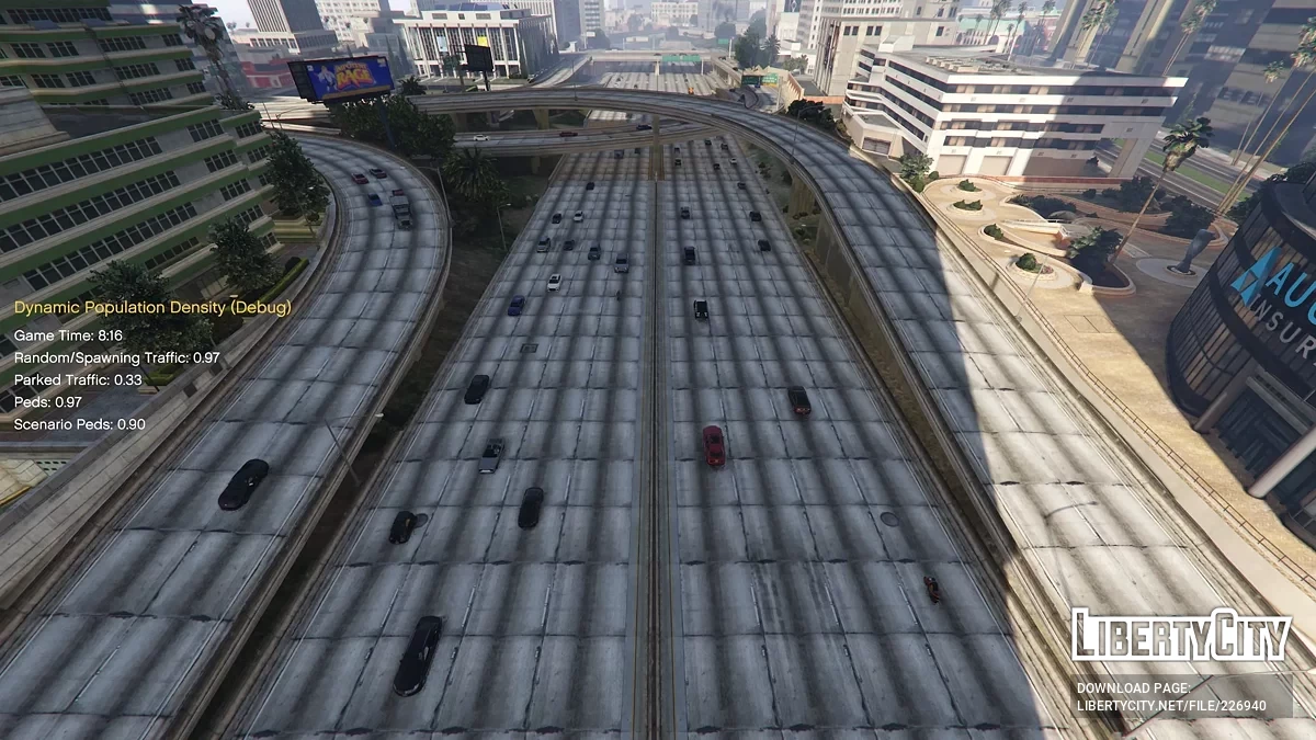 Динамическая плотность населения / GTA 5