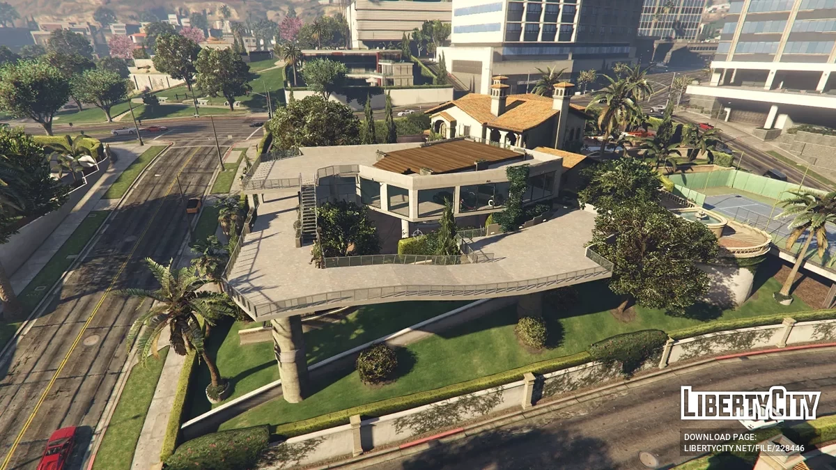 Пристройка и гараж дома Майкла / GTA 5