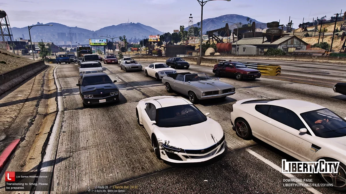 Увеличение разнообразия трафика / GTA 5