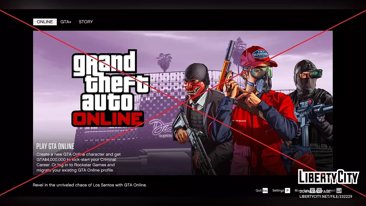 Моментальный переход в сюжетный режим / GTA 5