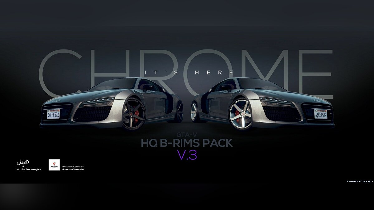 HQ B-Rims Pack 3.0 для GTA 5 - Картинка #1