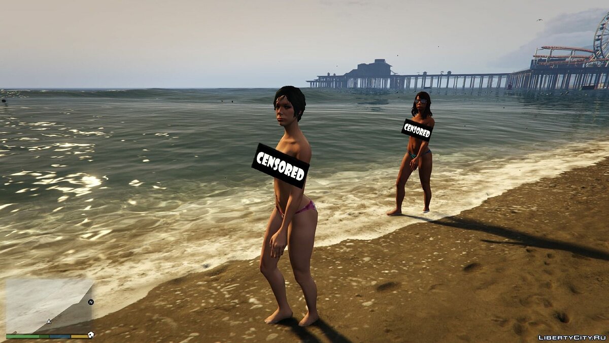 Нудистский Пляж / Nude Beach Girls (18+) для GTA 5 - Картинка #2