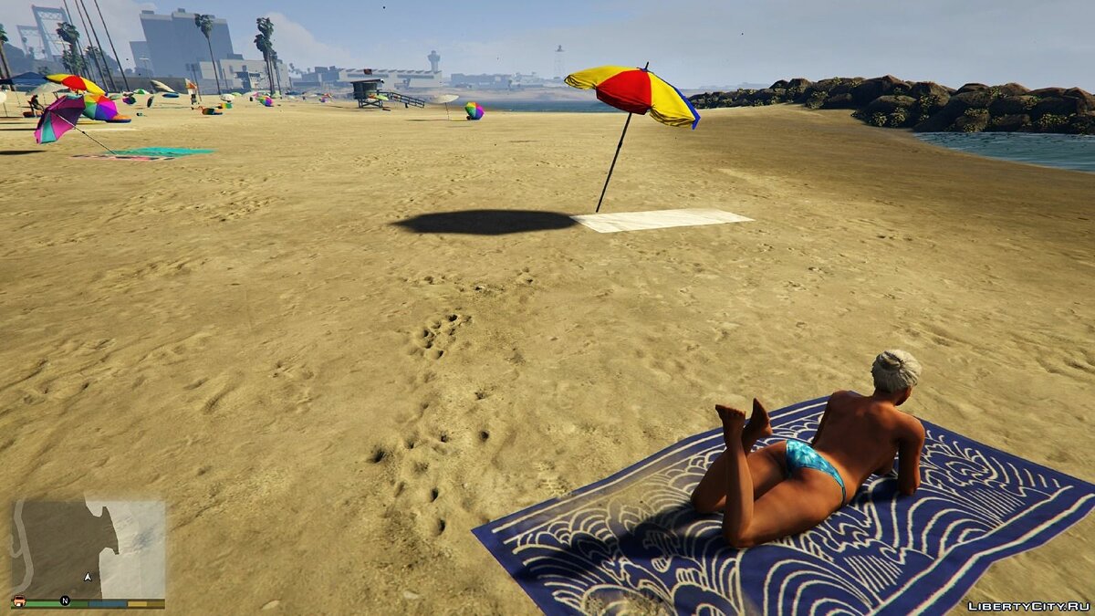 Нудистский Пляж / Nude Beach Girls (18+) для GTA 5 - Картинка #3