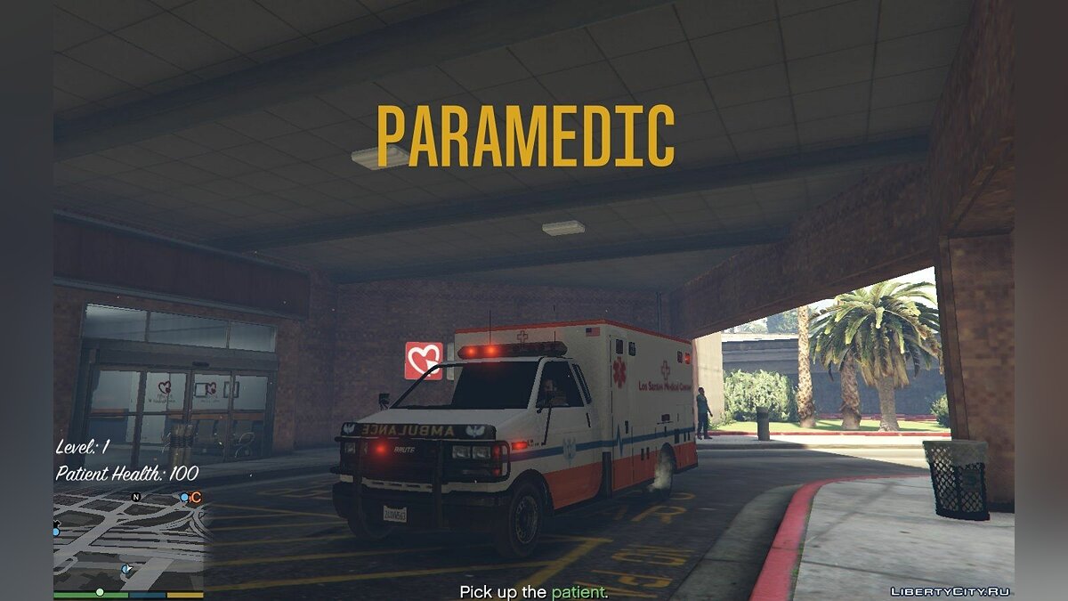 Скорая помощь  / Ambulance Mini-Missions 0.3 для GTA 5 - Картинка #1