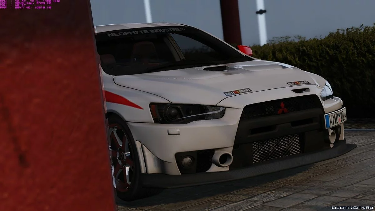 2010 Mitsubishi Lancer EVO X FQ-400 v1.0 / GTA 5