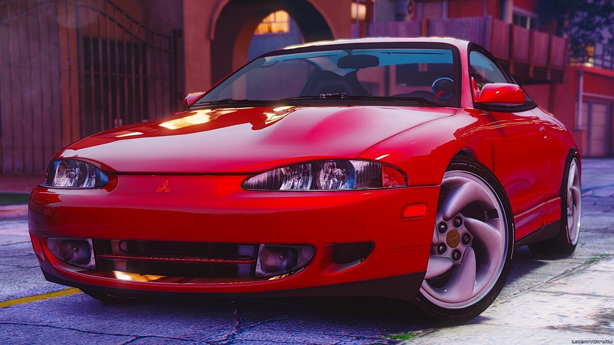 Скачать Mitsubishi Eclipse GSX [Add-On] 1.2 для GTA 5