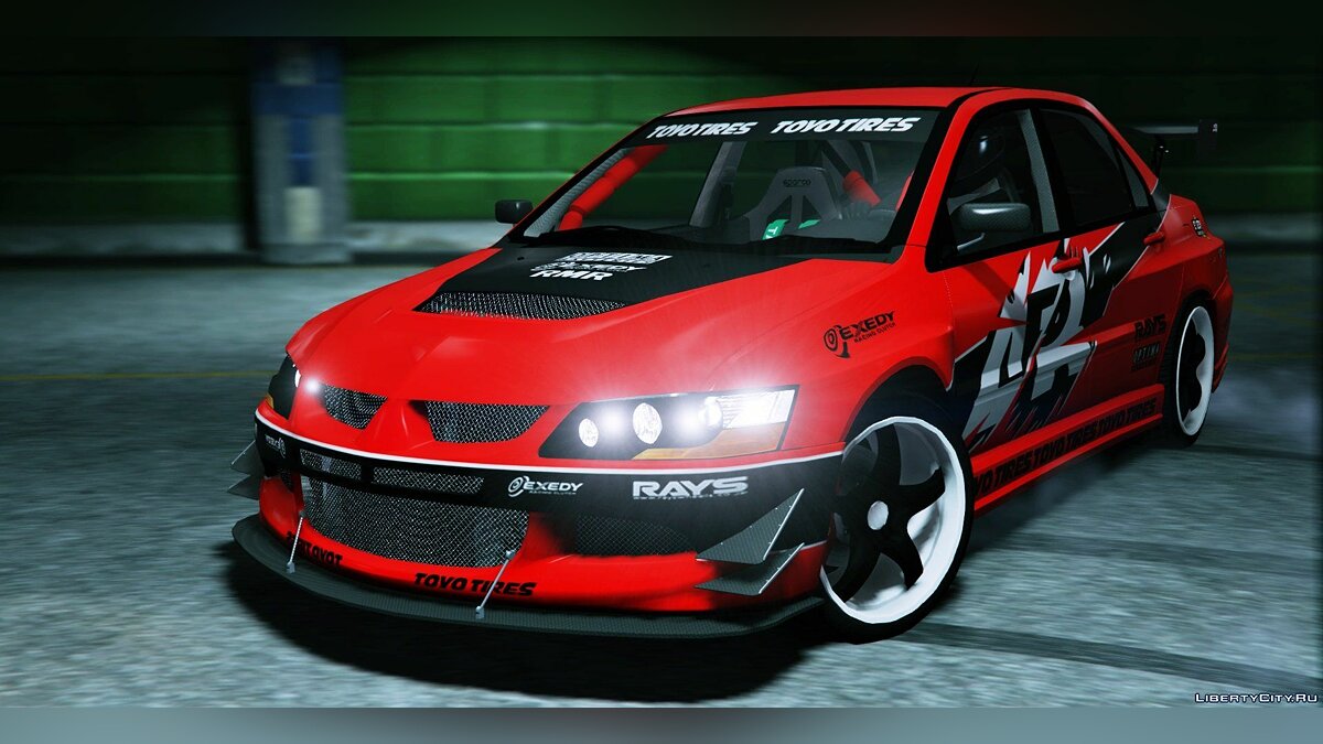 Скачать [FnF Tokyo Drift] 2006 Mitsubishi Lancer Evolution IX 1.0 для GTA 5