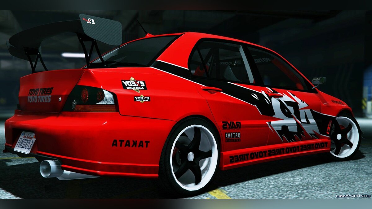 Скачать [FnF Tokyo Drift] 2006 Mitsubishi Lancer Evolution IX 1.0 для GTA 5