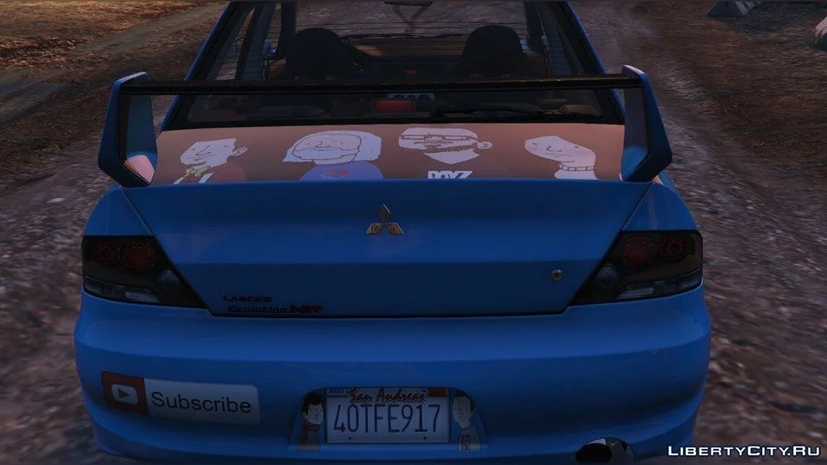 Mitsubishi Lancer - Wankil Skin / GTA 5