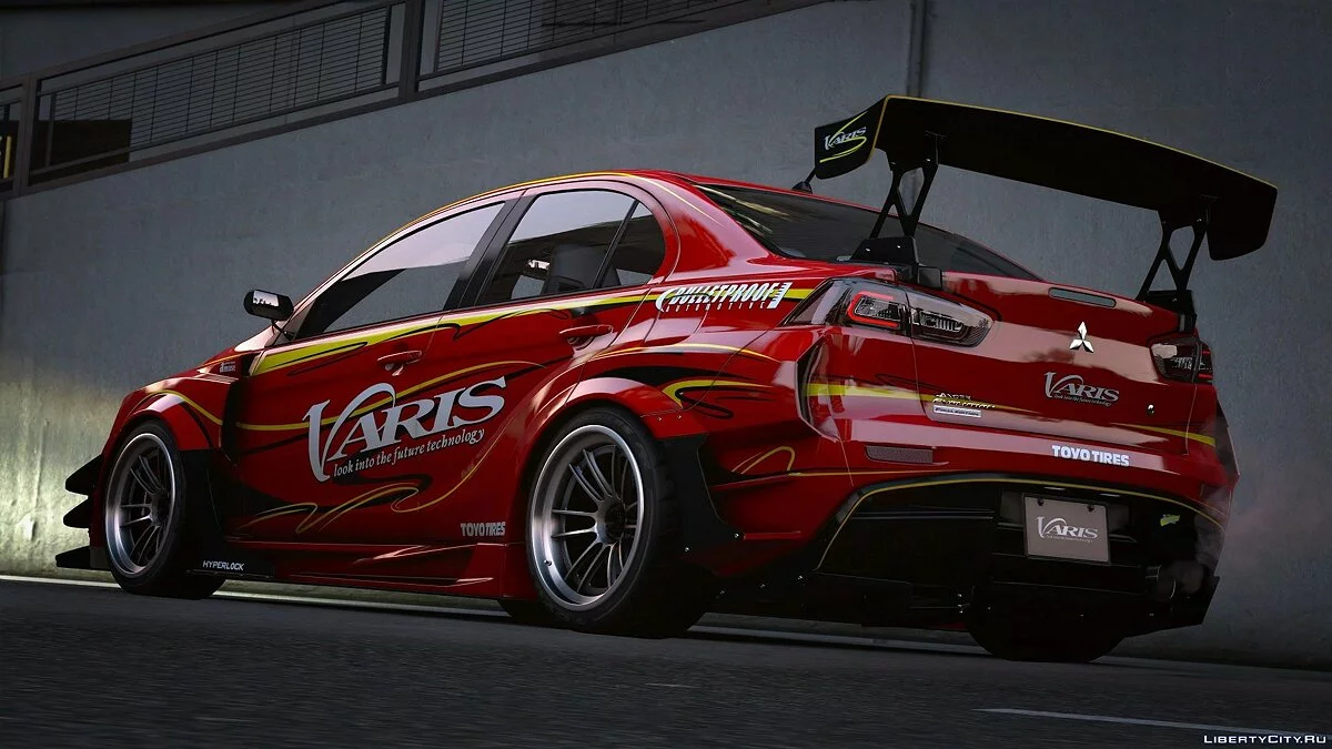Mitsubishi Lancer Evolution X (CZ4A) (Varis | Team Orange) [Add-On | Template] 1.0 / GTA 5