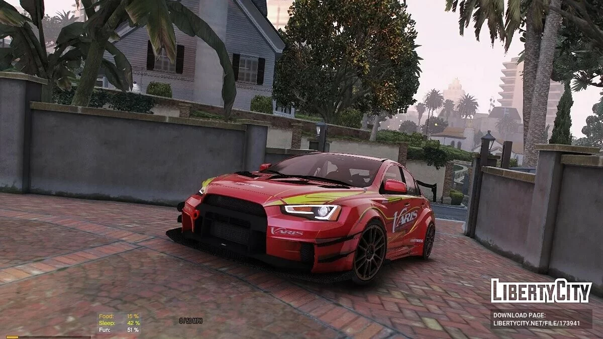 2012 Mitsubishi Lancer Evolution X / GTA 5