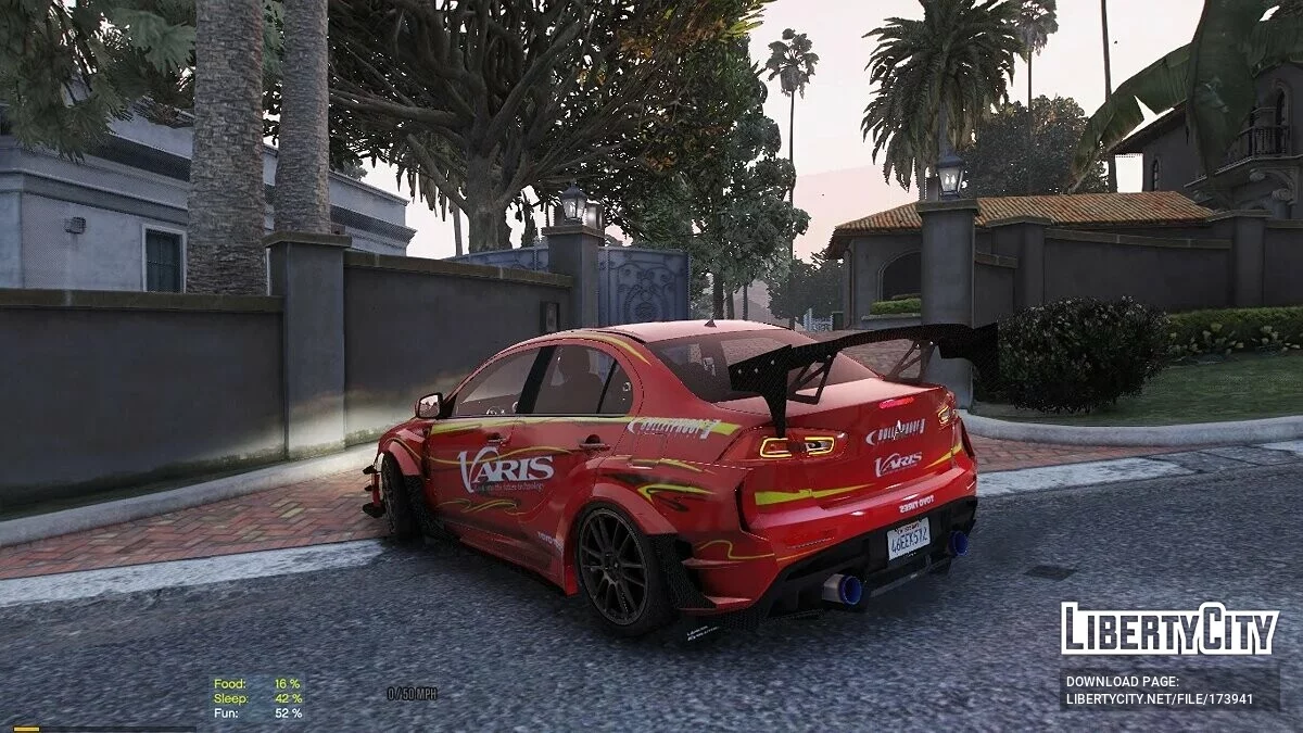 2012 Mitsubishi Lancer Evolution X / GTA 5