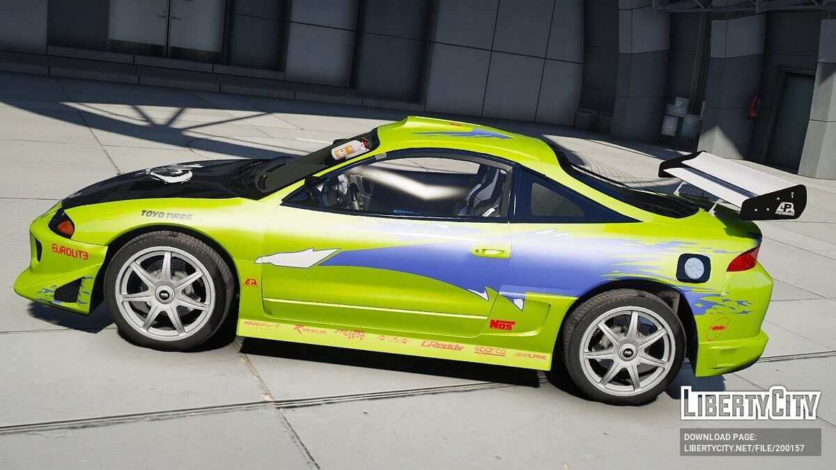 Скачать Mitsubishi Eclipse Fast and the Furious для GTA 5