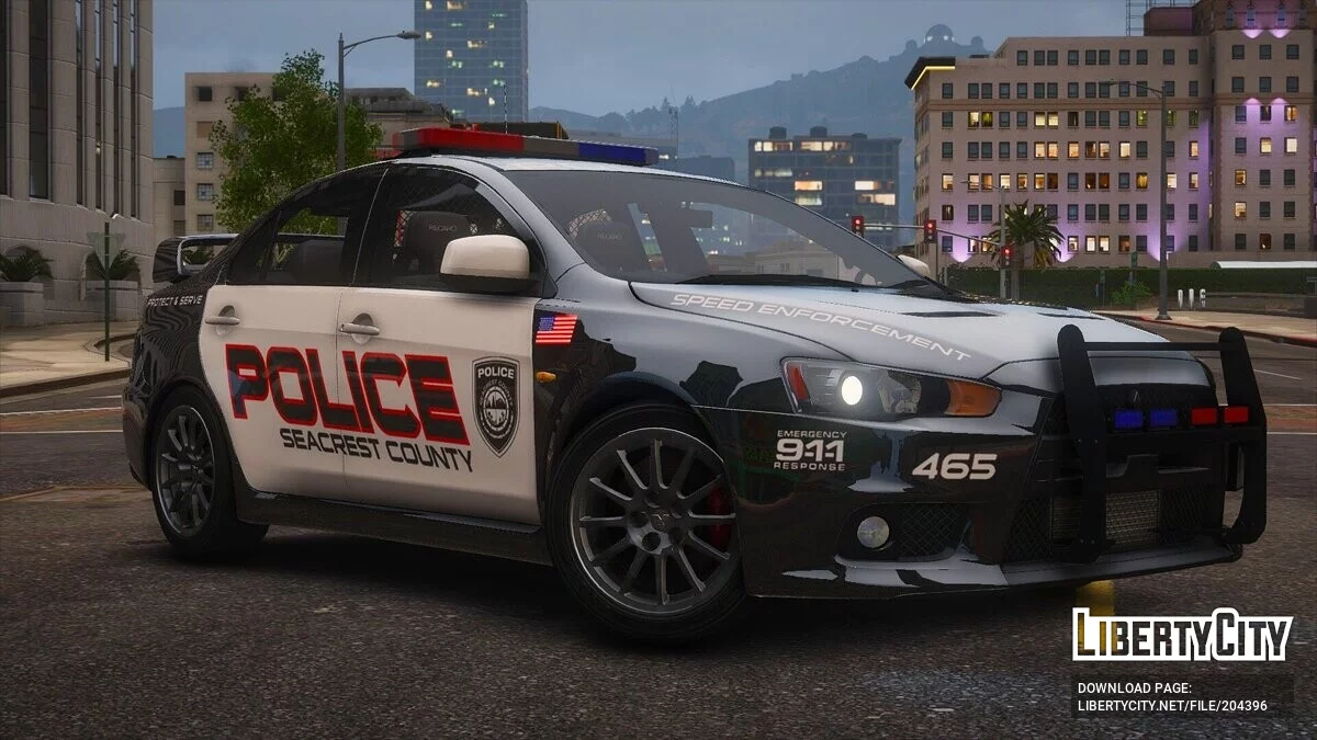 2008 Mitsubishi Lancer Evolution X SCPD v1.0 / GTA 5