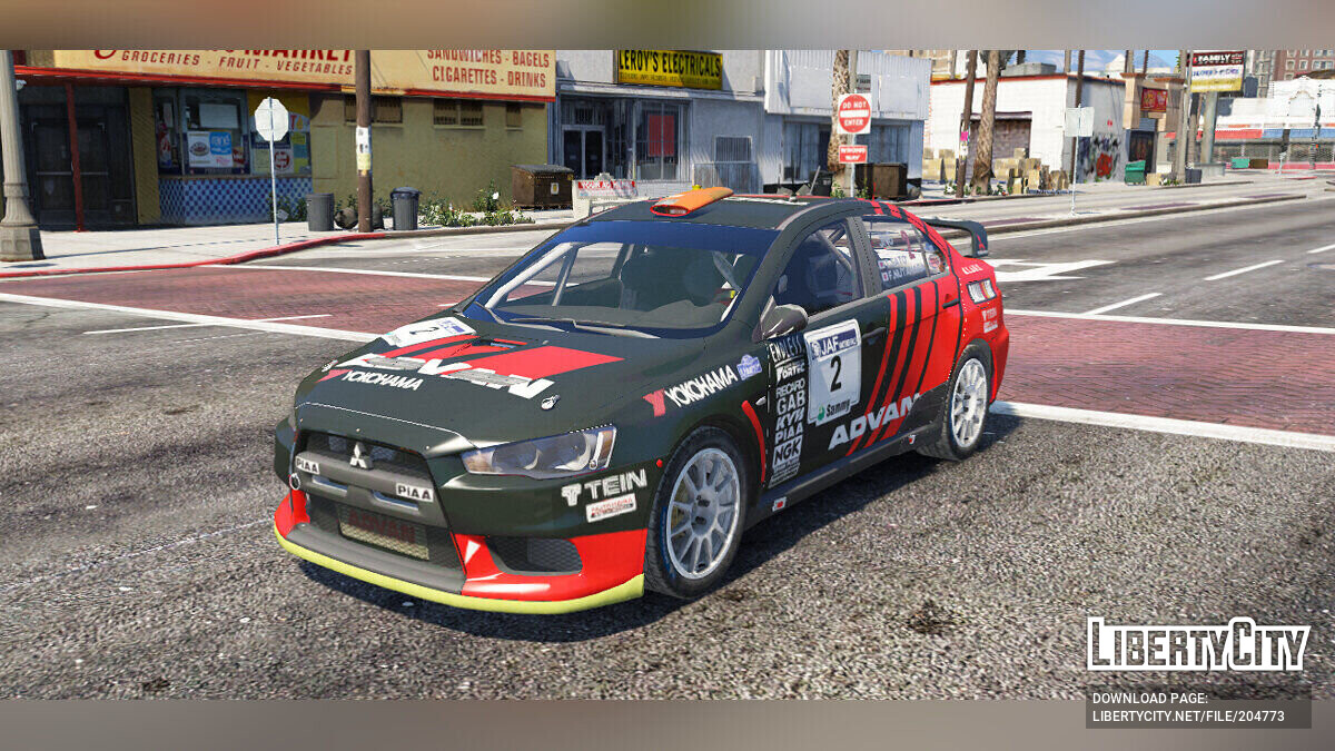 Скачать Mitsubishi Lancer Evo X R4 v1.0 для GTA 5