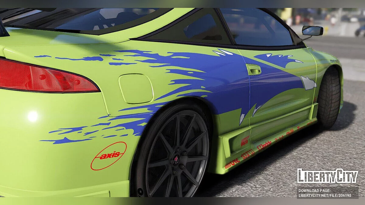 1995 Mitsubishi Eclipse GSX The Fast and the Furious v6.0 / GTA 5