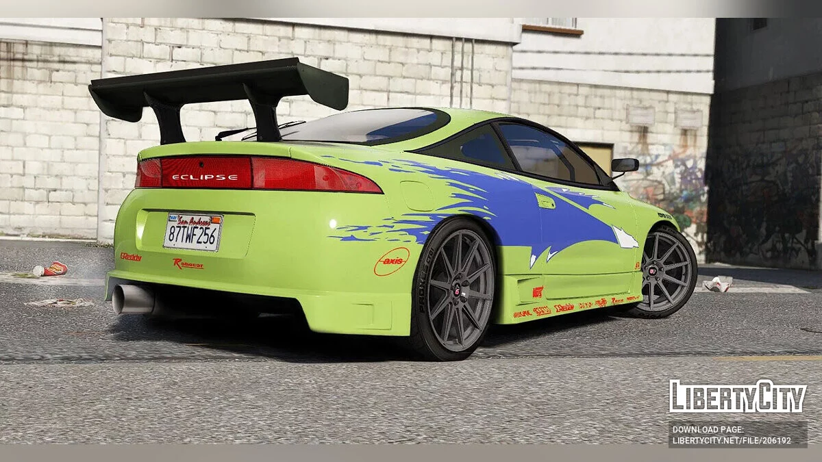 1995 Mitsubishi Eclipse GSX The Fast and the Furious v6.0 / GTA 5