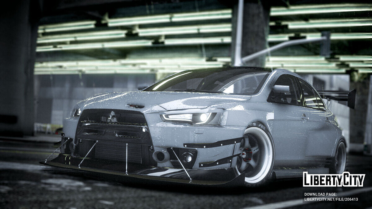 Скачать Mitsubishi Lancer Evolution X Final Edition v1.2 для GTA 5