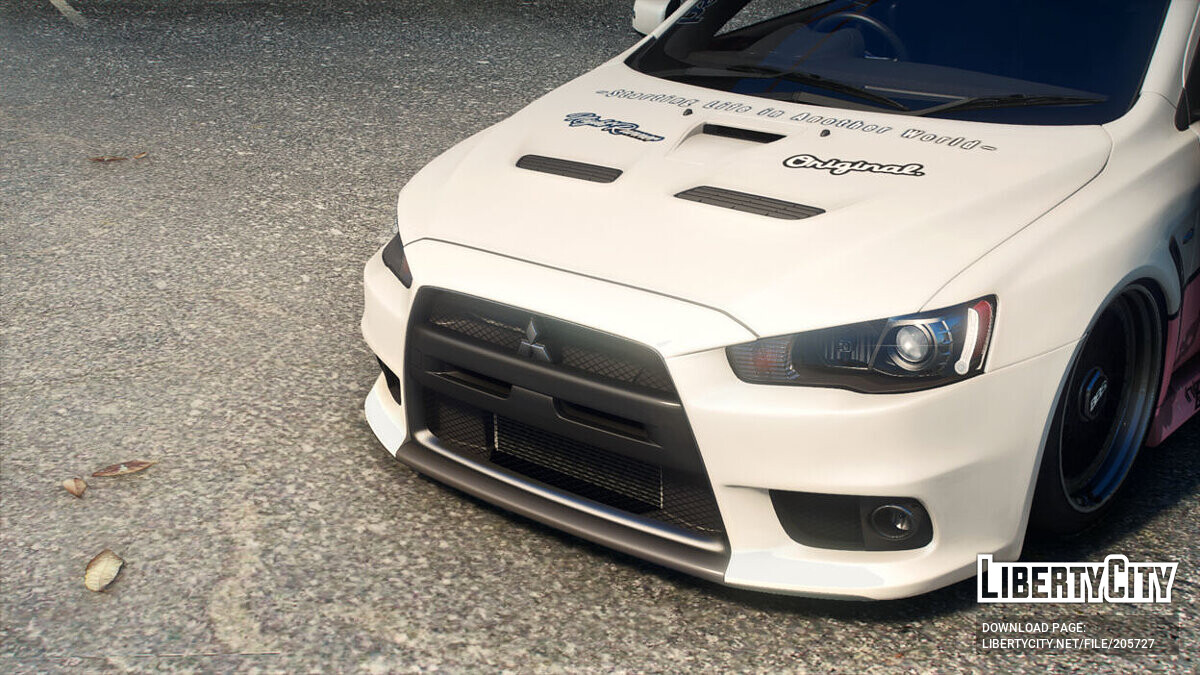 Скачать Mitsubishi Lancer Evolution X RE:Zero для GTA 5