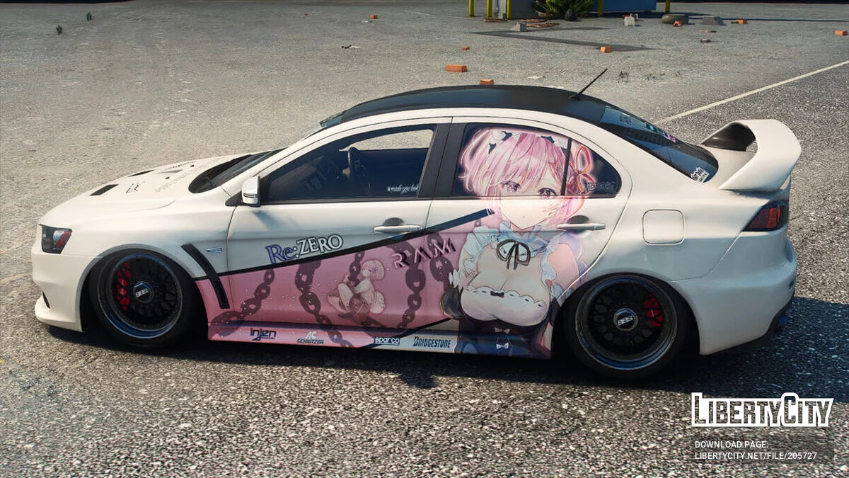 Mitsubishi Lancer Evolution X RE:Zero / GTA 5