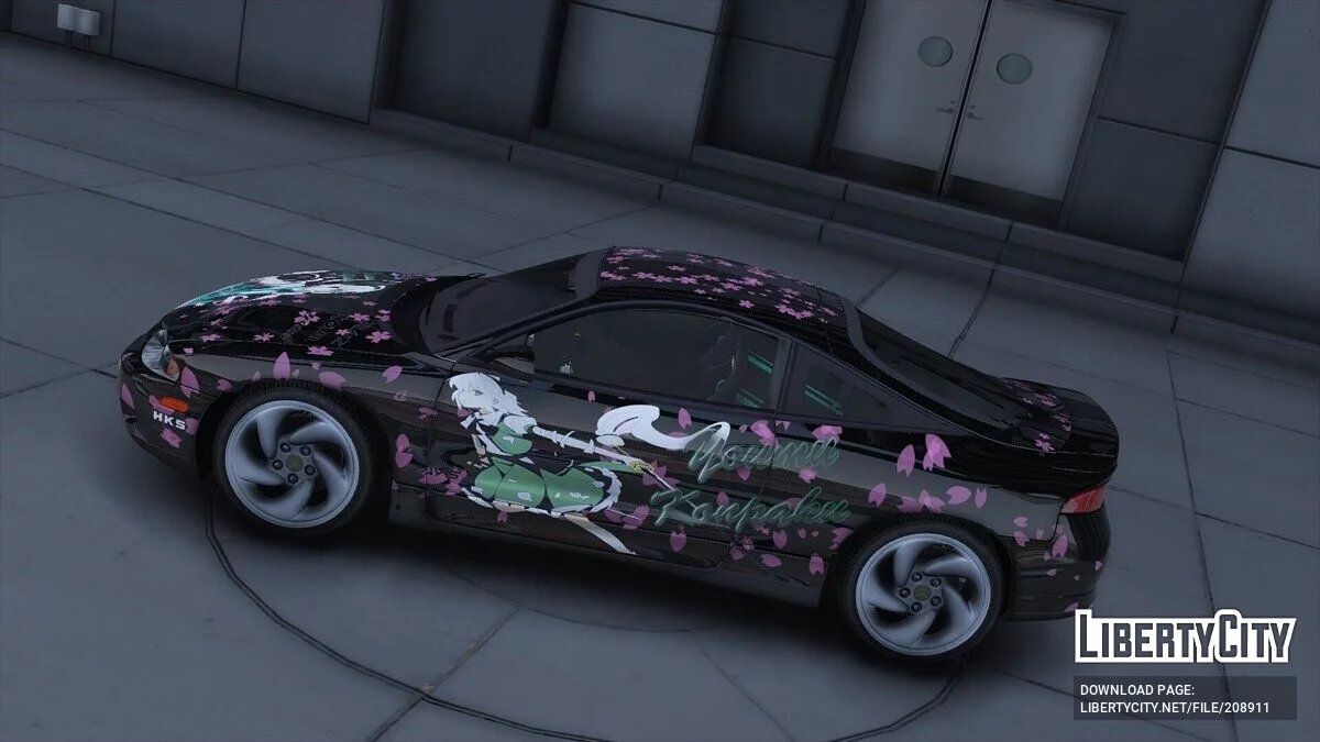 Mitsubishi Eclipse GSX Itasha Youmu Konpaku / GTA 5