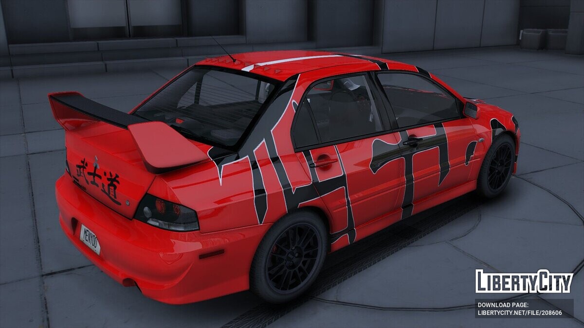 Скачать Mitsubishi Lancer Evolution IX Kenji Need for speed Carbon для GTA 5