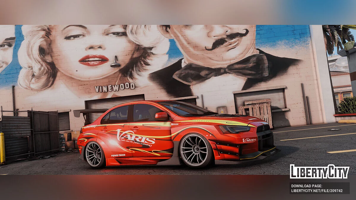2019 Mitsubishi Lancer Evo X VARIS v1.0 / GTA 5