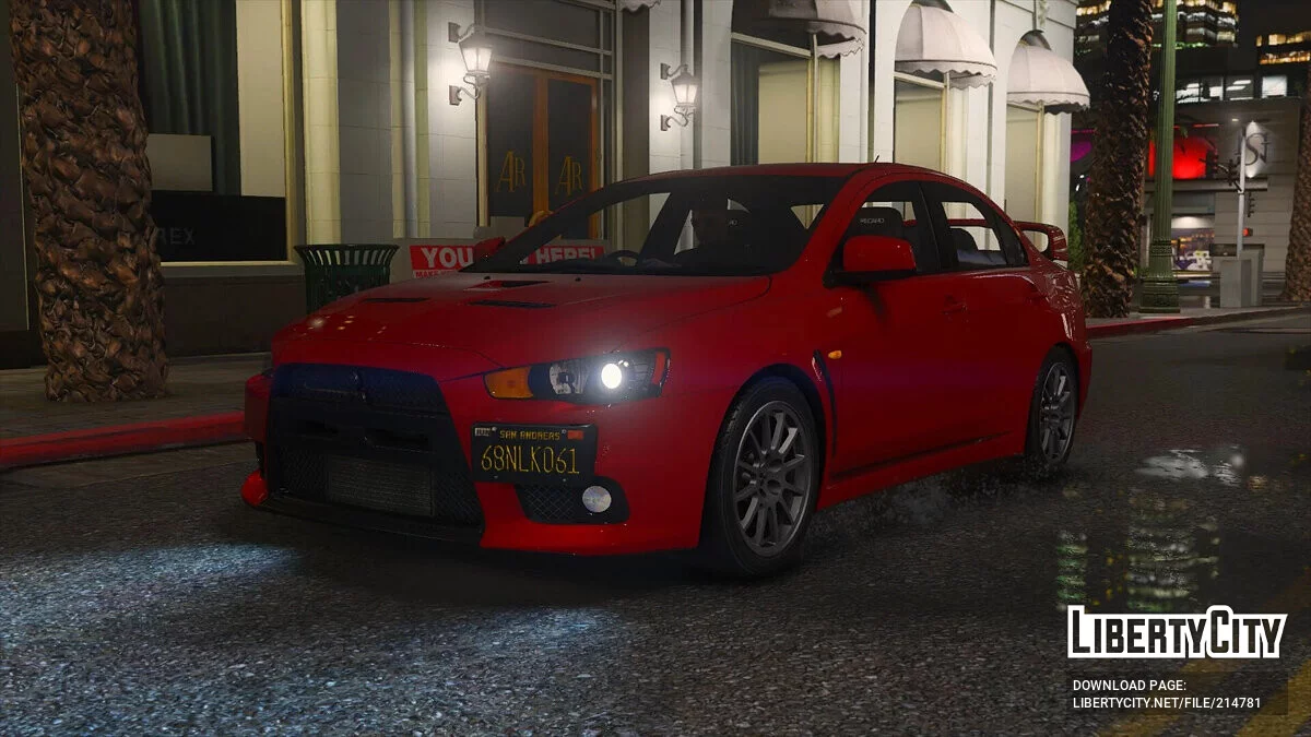 2008 Mitsubishi Lancer Evolution X / GTA 5