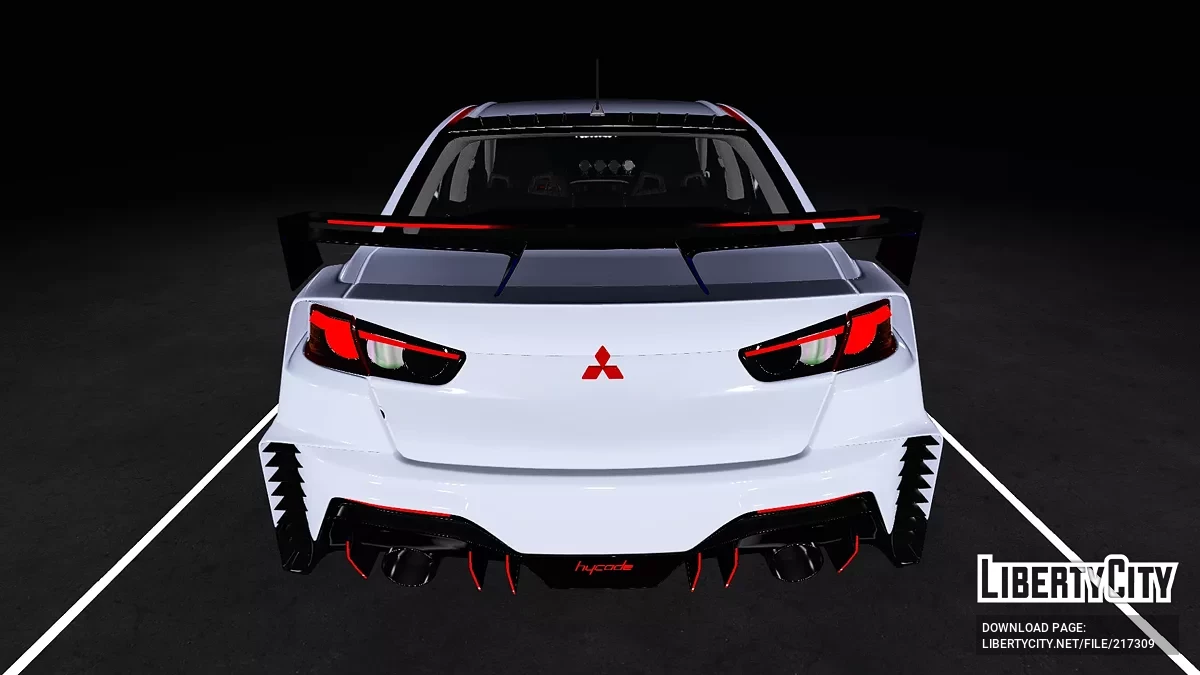 Mitsubishi Lancer Evolution Hycade V2 With Horn Boost / GTA 5