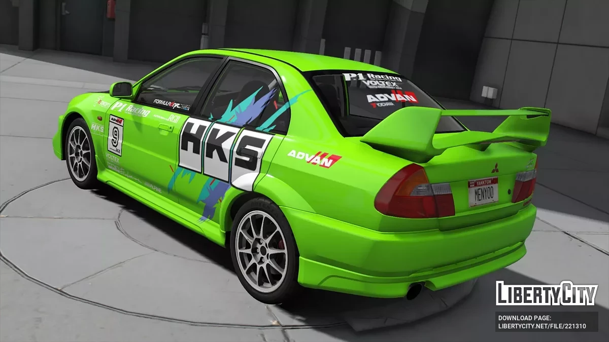 Mitsubishi Lancer Evo VI (CP9A) HKS / GTA 5