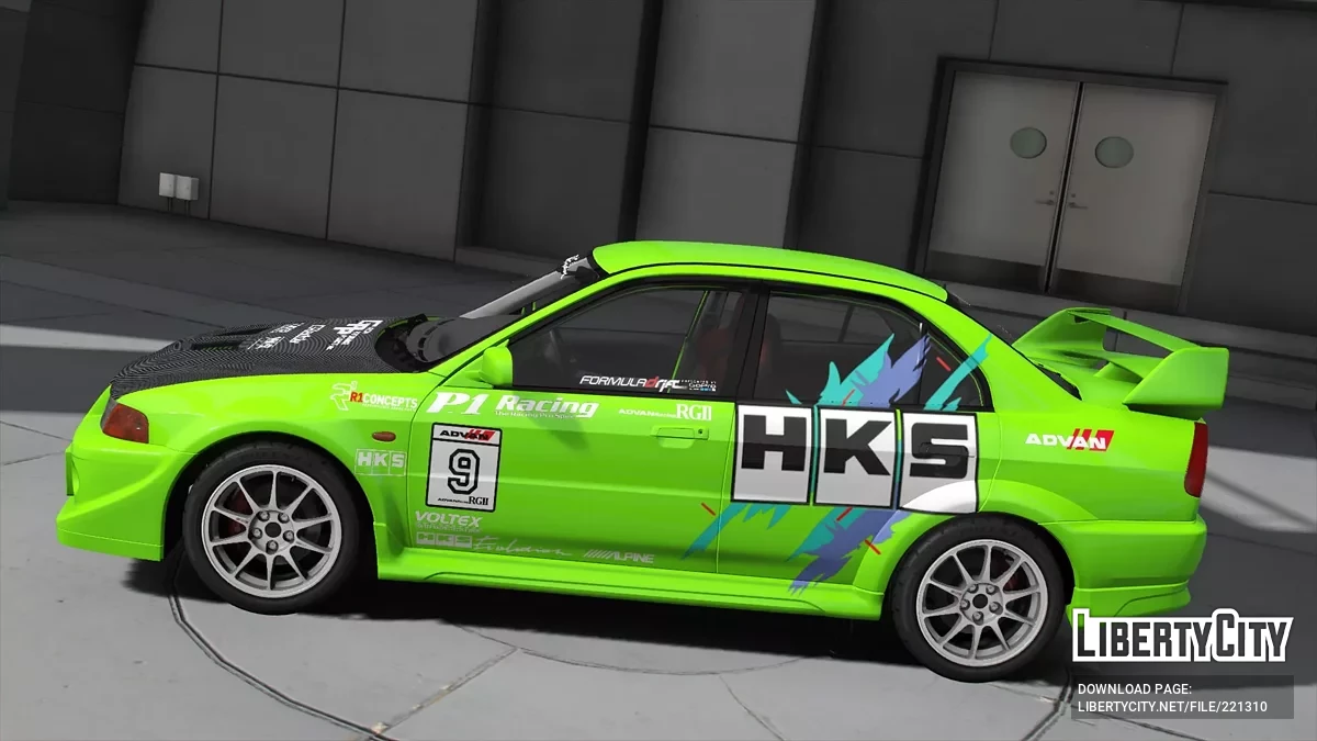 Mitsubishi Lancer Evo VI (CP9A) HKS / GTA 5