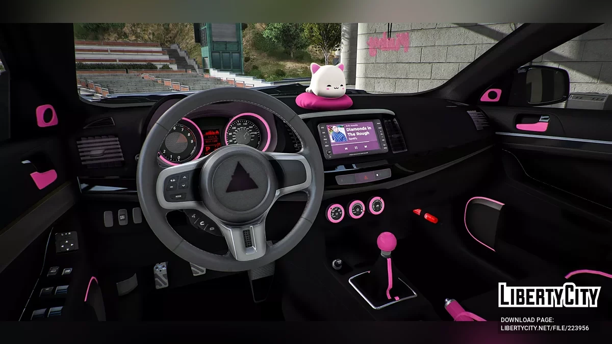 Mitsubishi Lancer Evolution X FR-400 Pinky / GTA 5