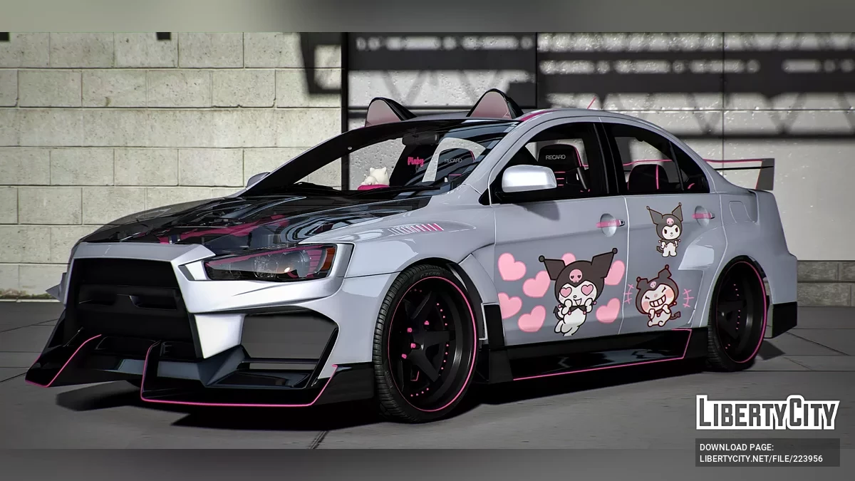Mitsubishi Lancer Evolution X FR-400 Pinky / GTA 5