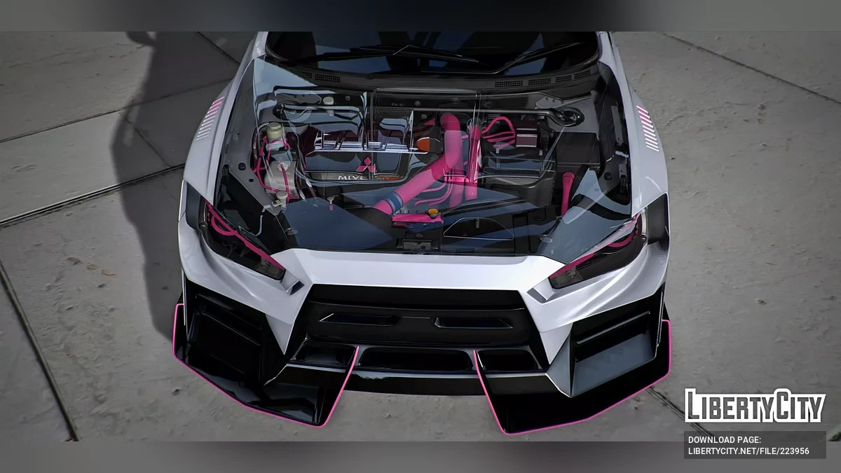 Mitsubishi Lancer Evolution X FR-400 Pinky / GTA 5