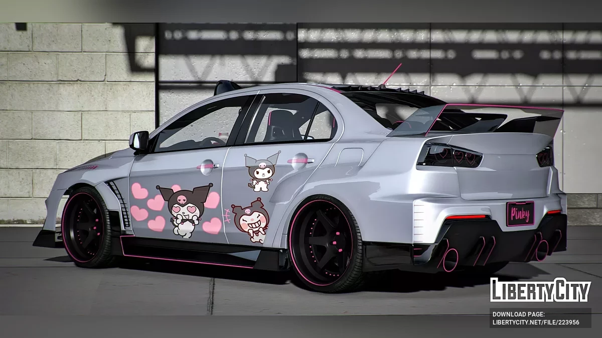 Mitsubishi Lancer Evolution X FR-400 Pinky / GTA 5