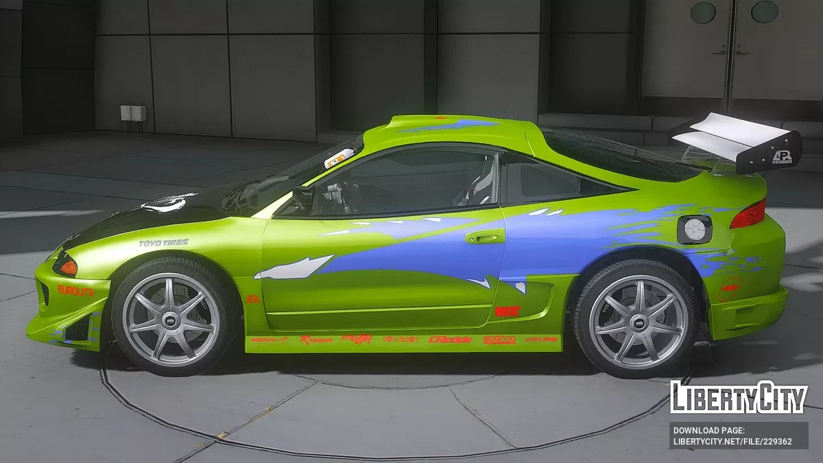 Mitsubishi Eclipse из фильма Форсаж / GTA 5
