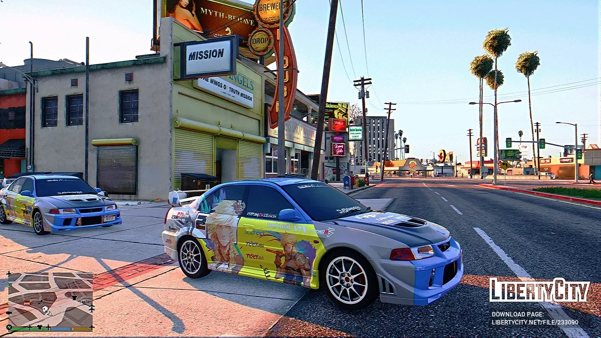 Mitsubishi Lancer Evo VI 1st Final Fantasy VII / GTA 5