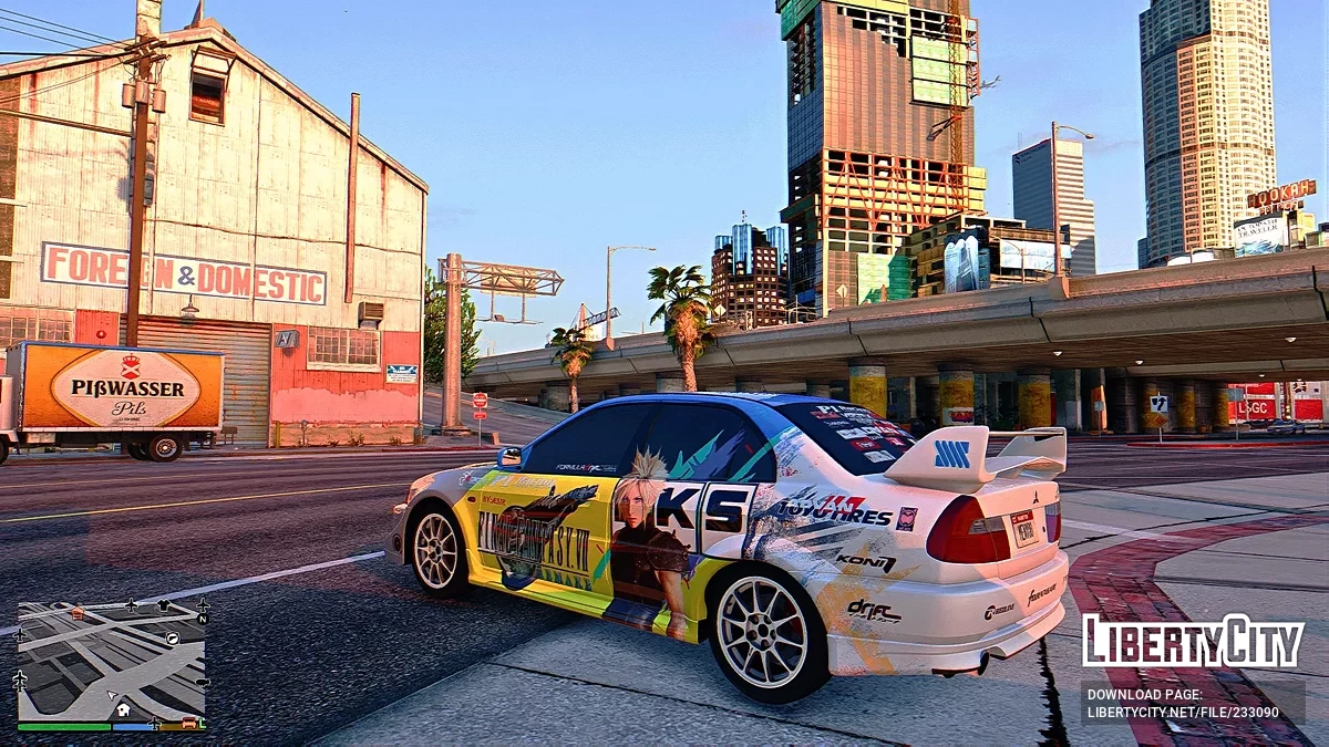 Mitsubishi Lancer Evo VI 1st Final Fantasy VII / GTA 5