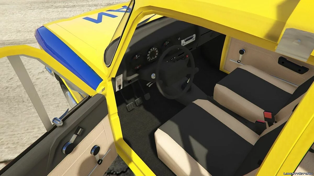 АЗЛК-2138 полицейский Москвич [Add-On | Extras] 1.02 / GTA 5