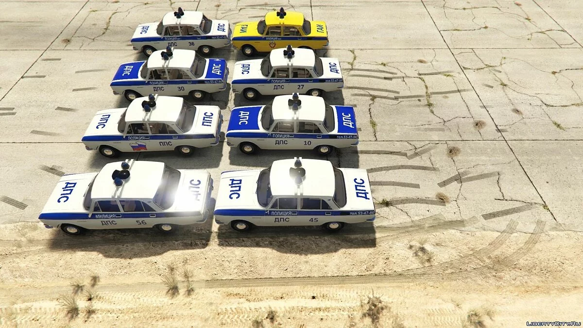 АЗЛК-2138 полицейский Москвич [Add-On | Extras] 1.02 / GTA 5