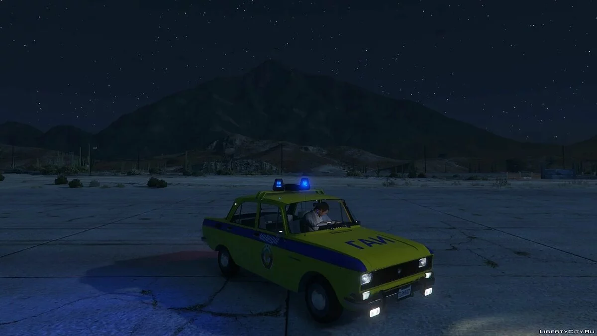 АЗЛК-2138 полицейский Москвич [Add-On | Extras] 1.02 / GTA 5