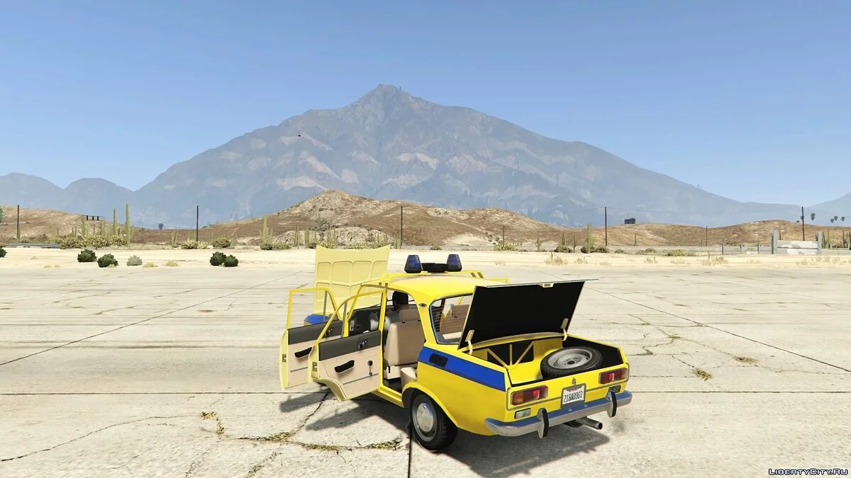 АЗЛК-2138 полицейский Москвич [Add-On | Extras] 1.02 / GTA 5