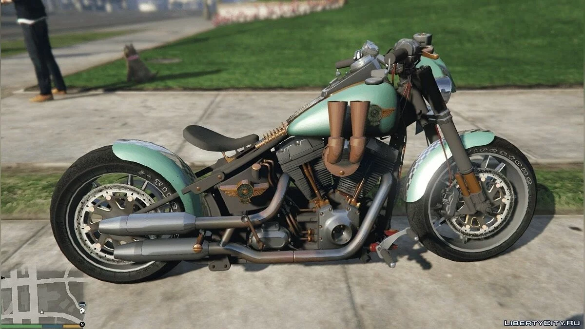 Harley Davidson Fat Boy Lo Racing Bobber v1.1 / GTA 5
