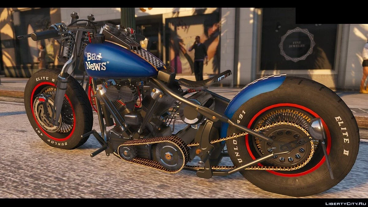 Harley-Davidson Knucklehead Bobber [HQ] / GTA 5