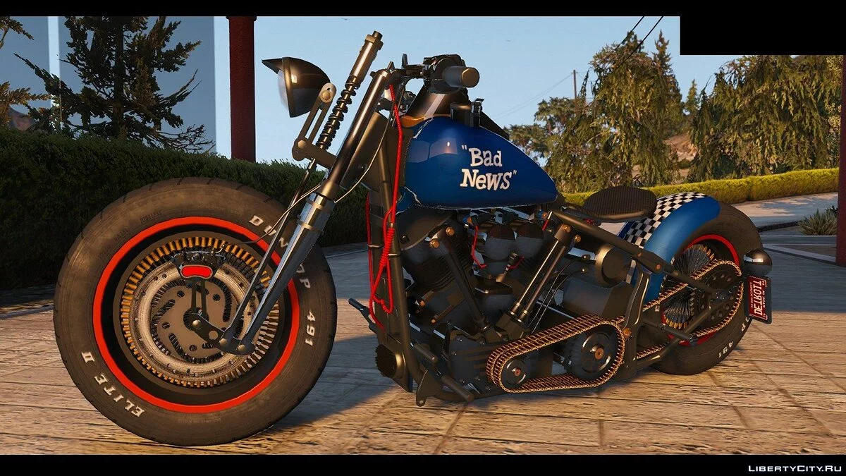 Harley-Davidson Knucklehead Bobber [HQ] / GTA 5
