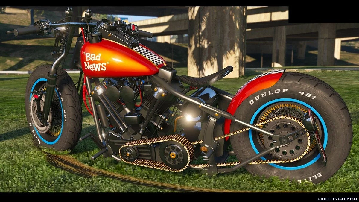 Harley-Davidson Knucklehead Bobber [HQ] / GTA 5