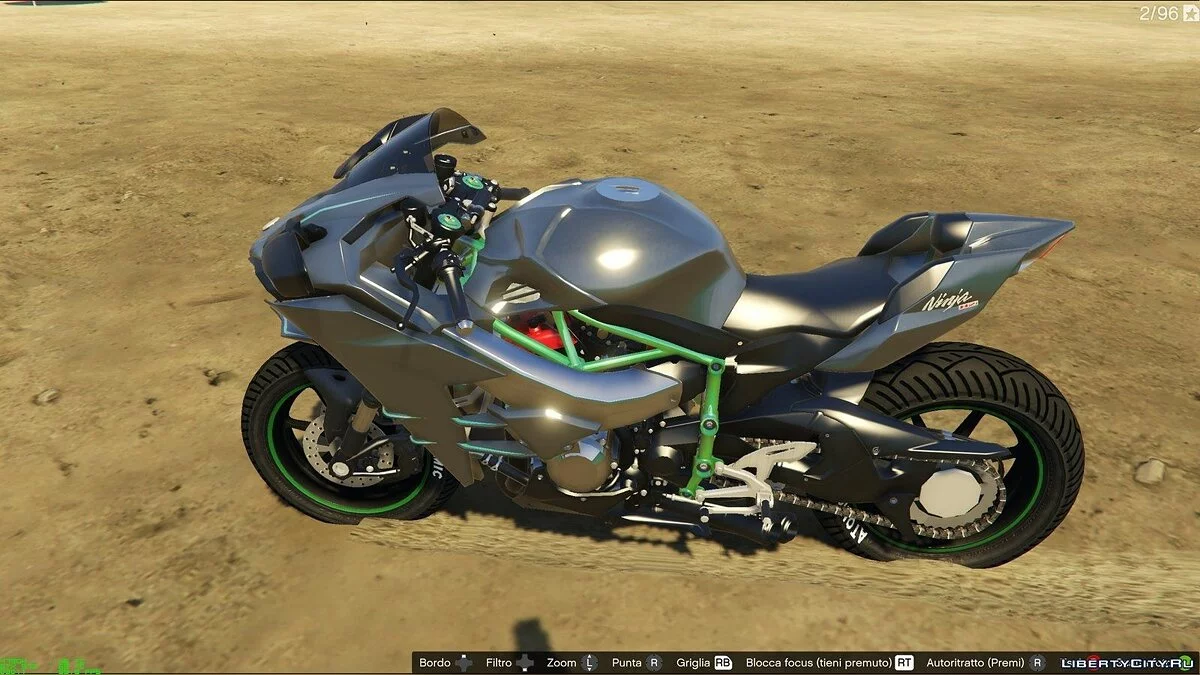 Kawasaki Ninja H2R v2.01 / GTA 5